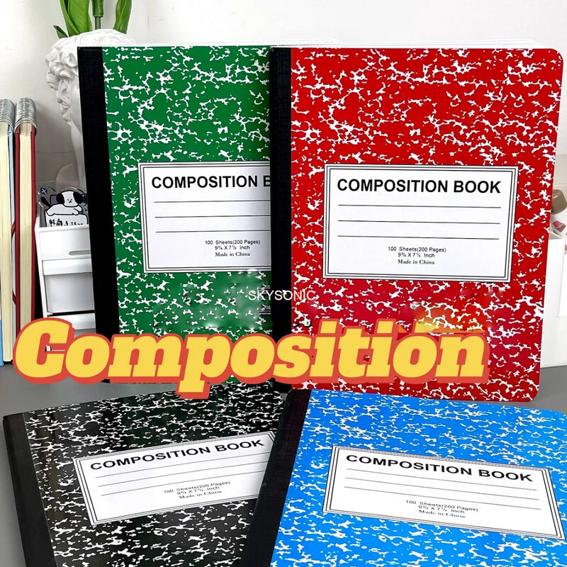 Quaderno di composizione skyscaponic B5 100 fogli 200 pagine linea libro di latticini studenti cancelleria per libri di moda migliori forniture regalo