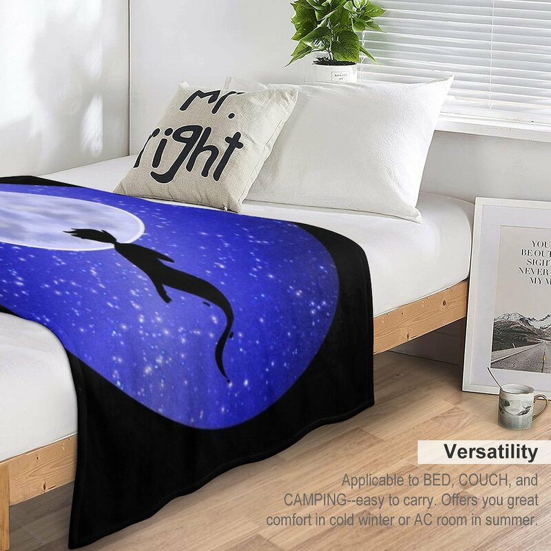 The Stargazing Ghost Throw Blanket Quilt Blanket Personalized Gift
