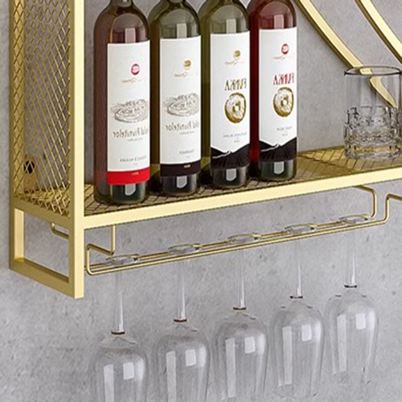 Rak anggur komersial Display Cocktail wiski lemari minuman anggur Salon penyimpanan sudut Cremalheira De Vinho ruang tamu furnitur