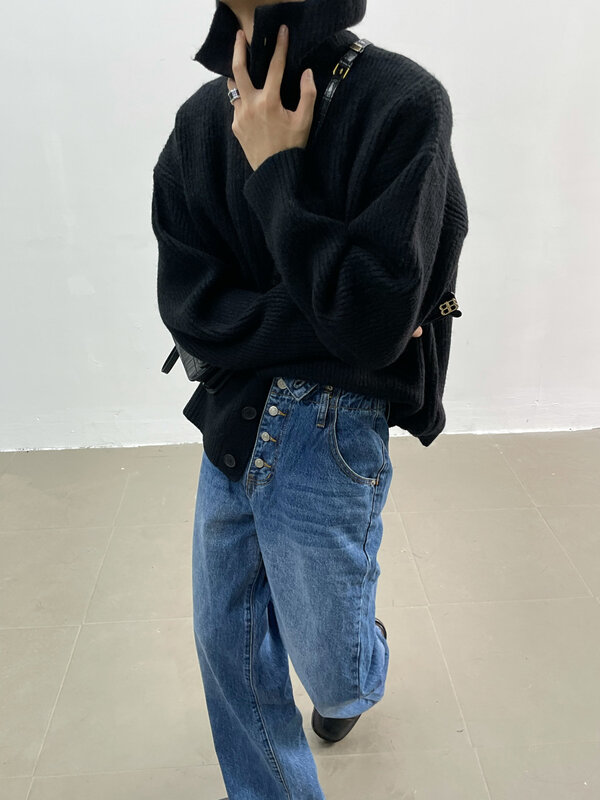 Мужские кардиганы на пуговицах женские вязаные свитера кардиганы модный Свободный Повседневный свитер пальто однотонный топ в Корейском стиле