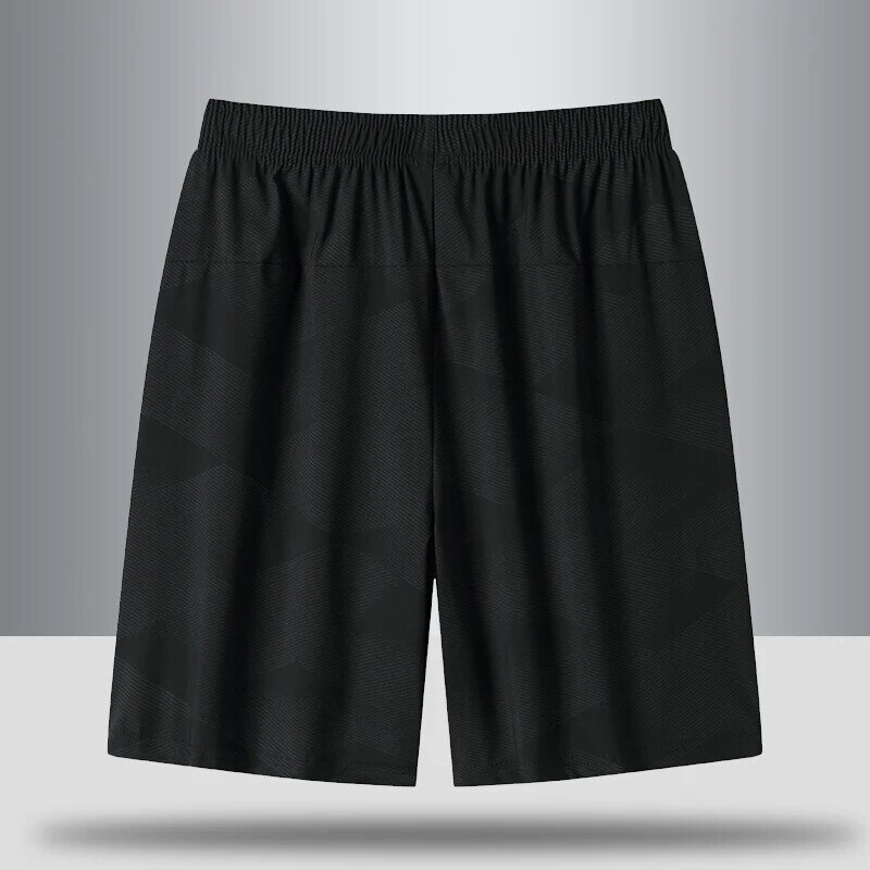 Летние Новые беговые шорты из ледяного шелка для мужчин уличные спортивные Свободные повседневные тонкие быстросохнущие дышащие пляжные 5-точечные брюки