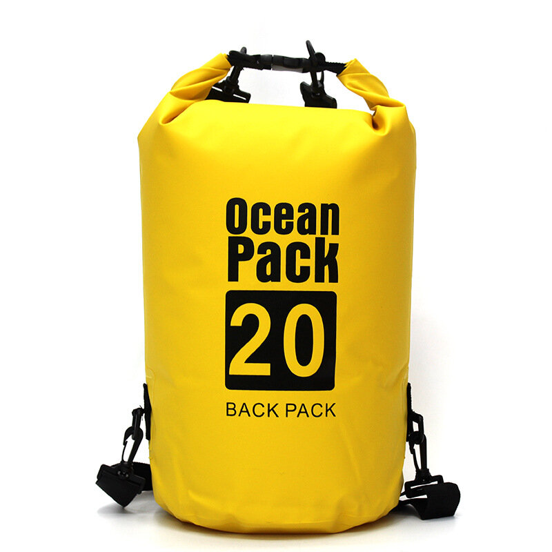 Borse asciutte impermeabili in PVC borse pieghevoli per immersioni all'aperto uomo donna borsa da nuoto da spiaggia Rafting River Ocean zaino 5L 10L 20L 30L