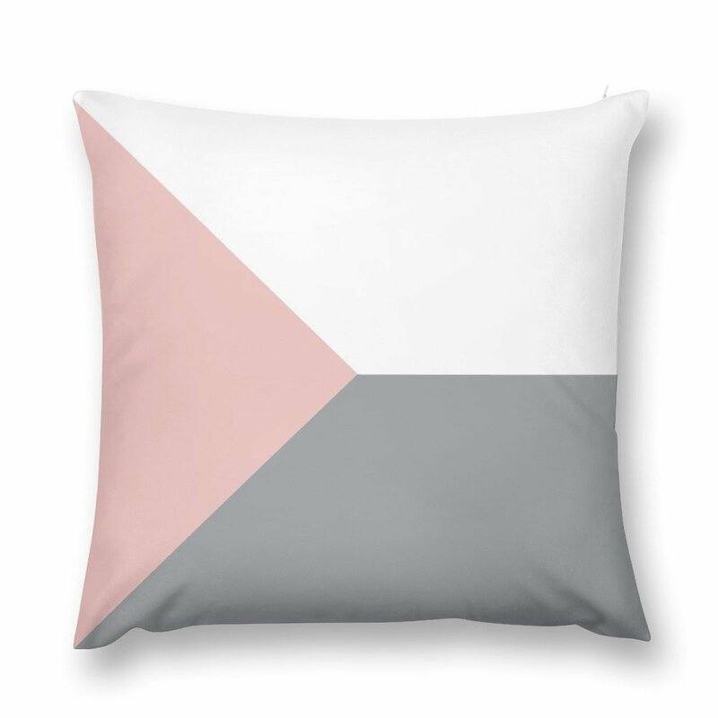 Rosa und grau skandi navis chen geometrischen minimalist ischen Wurf kissen benutzer definierte Kissen Plaid Sofa Herbst Kissen bezug
