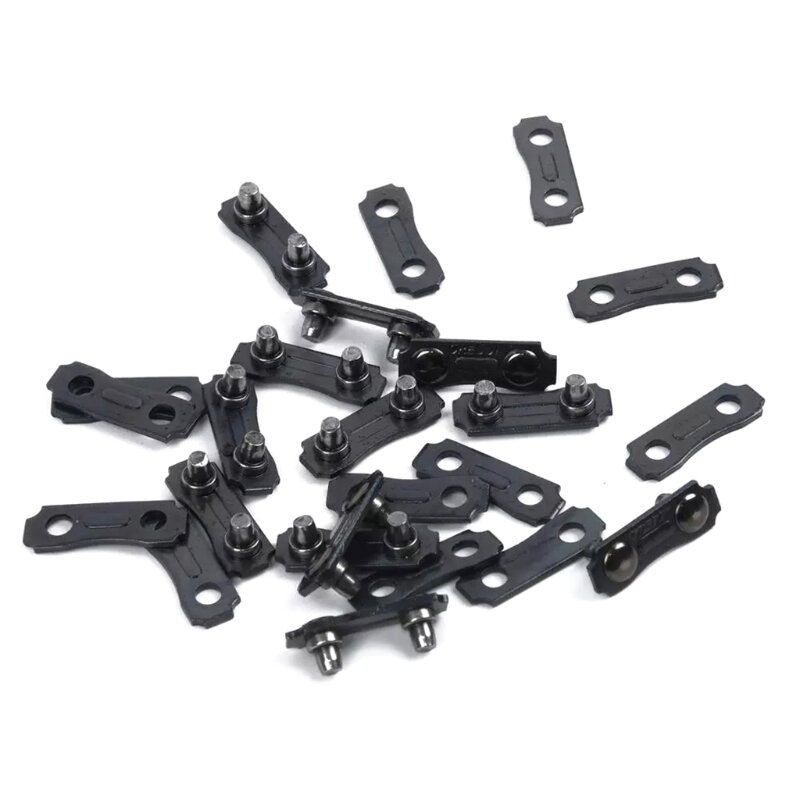 10 Sets Alloy Chainsaw Chain Joiner Link Preset Straps 3/8'' for Joining .043 .050 Chain Easy to Use for Husqvarna Typ