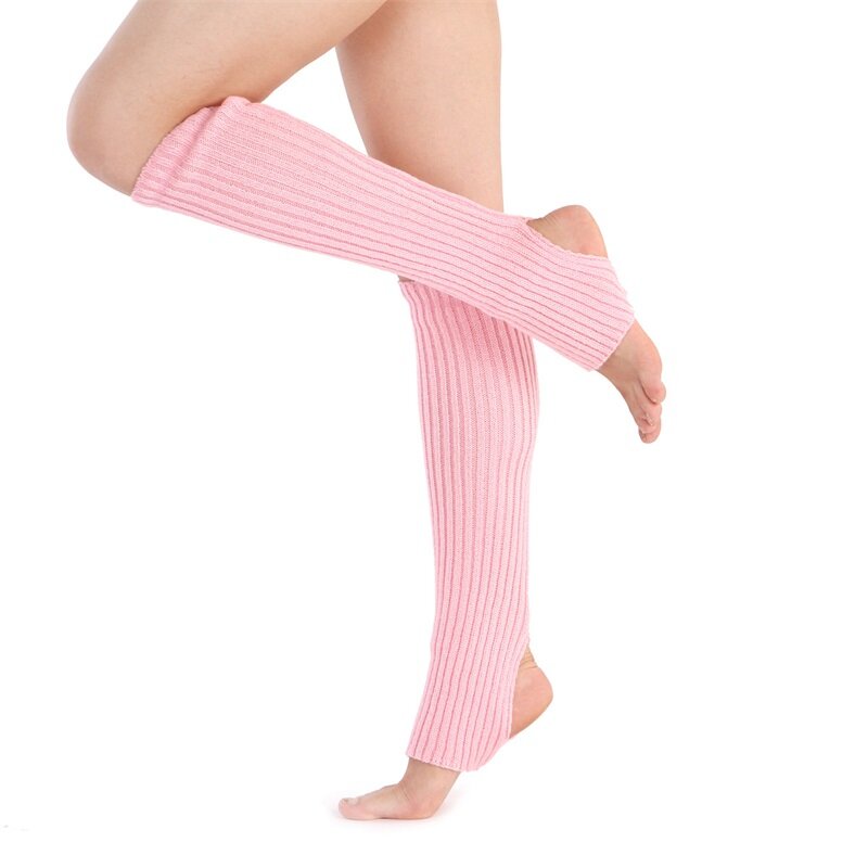 Scaldini da donna coprigambe in maglia calzini da Yoga calzini da stivale da donna per ragazze copricostume per palestra Fitness Dance calzini da allenamento per balletto
