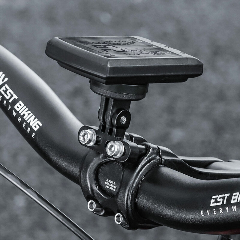 Bike Stem Computer Mount Adjustable Angle Bike Stopwatch Mount Holder Lightweight Bicycle Stopwatch Bracket for Outdoor Sports