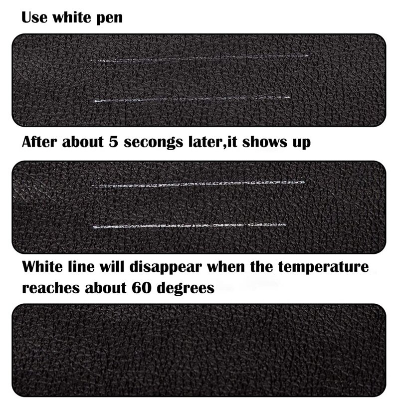 Heat Erasable Pens High Temperature Disappearing Pen Fabric Marking Pens With 20 Erasable Pen Refills For Leather,Fabric
