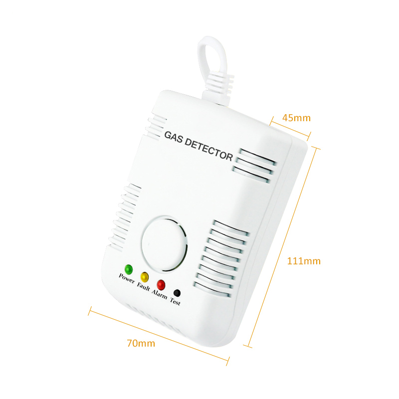 Sensor De Alarme De Vazamento De Gás Natural, GLP, Detector De Aviso De Metano, Monitoramento De Vazamento De Combustível Para Casa, Segurança De Casa Inteligente