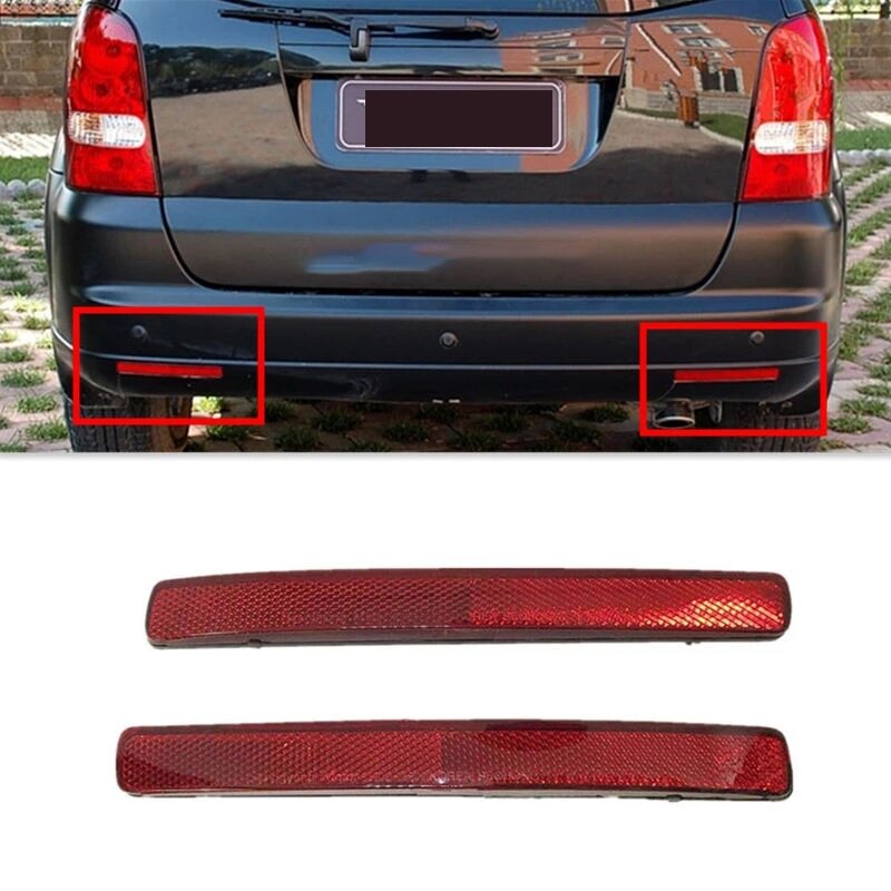 ตัวสะท้อนแสง bemper belakang ด้านขวาของรถยนต์สำหรับ Ssangyong Rexton Kyron 2006-2011 8390208B00