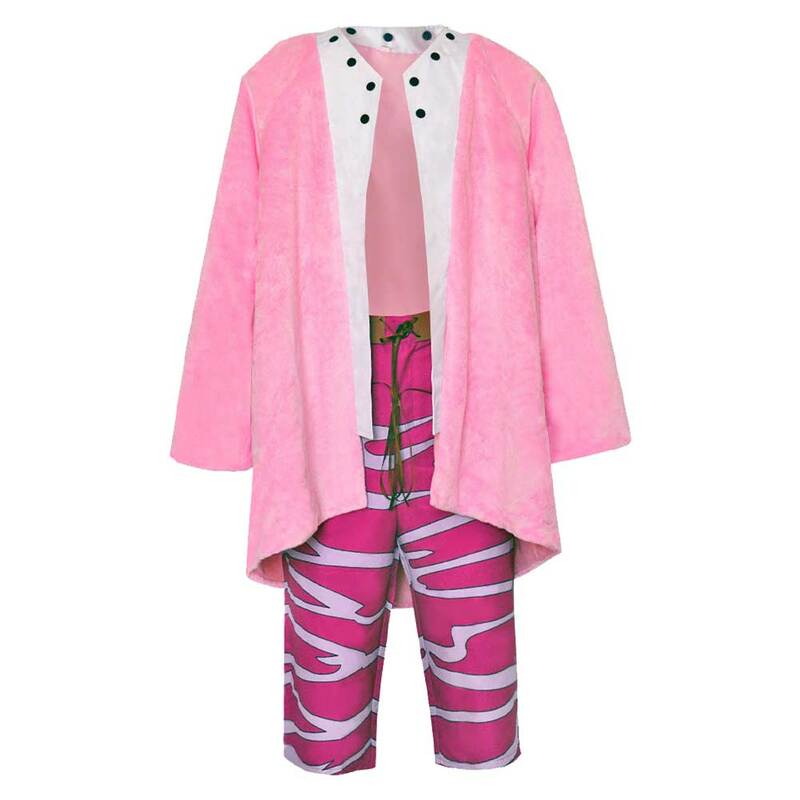 Adult Donquixote Doflamingo Cosplay Anime Piece Costume Coat Pants Sunglasses Outfits Halloween Carnival Party Disguise Suit