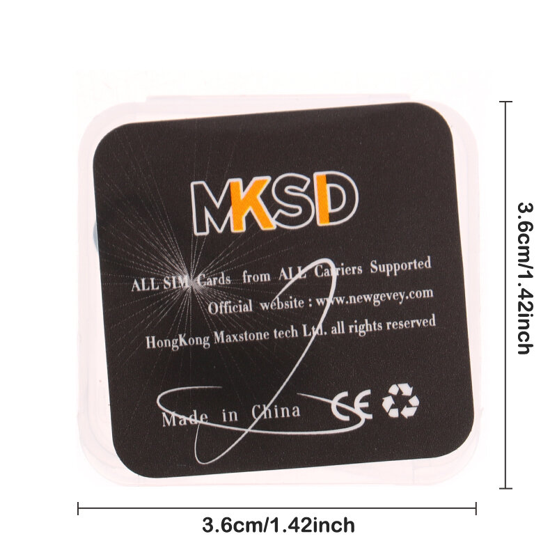 1Pc Mksd Zelfklevende Kaartsticker Voor Telefoon 6S 11 12.00 12Pm 13-13Pm Mksd Ontgrendelingskaart Sticker