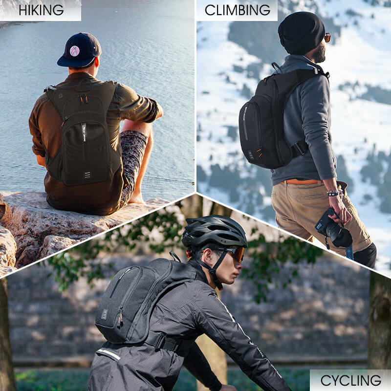 WEST BIKING Ультралегкая велосипедная сумка на 10 л, спортивный рюкзак с гидратацией, эргономичная сумка для горного и дорожного велосипеда, сумка для воды, уличная сумка для альпинизма