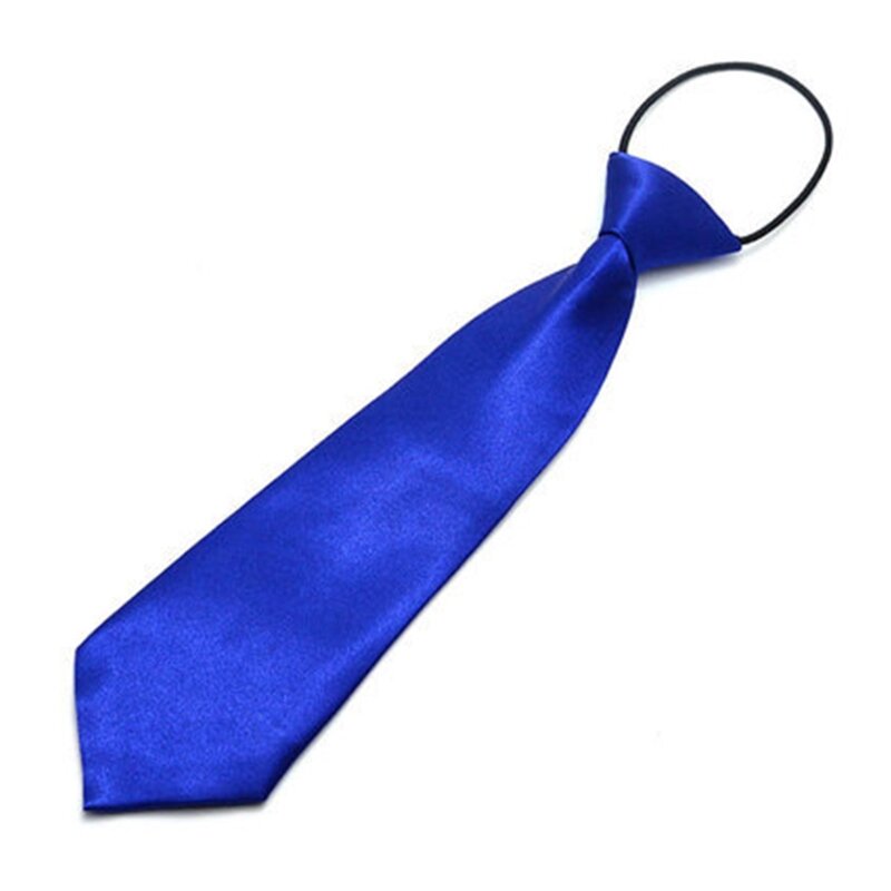 Dzieci elastyczna gumka krawat jednolite krawaty dekoracyjny długi, obcisły krawat dorywczo cały mecz krawat JK jednolity krawat węzeł Drop Shipping