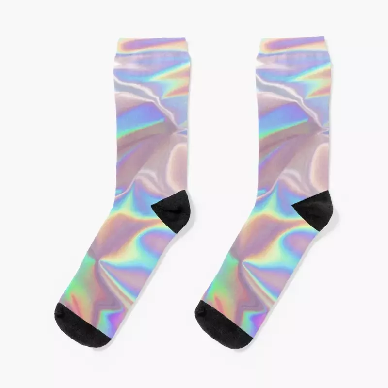 Голографические фоновые носки гольфы на заказ спортивные чулки мужские носки для женщин и мужчин