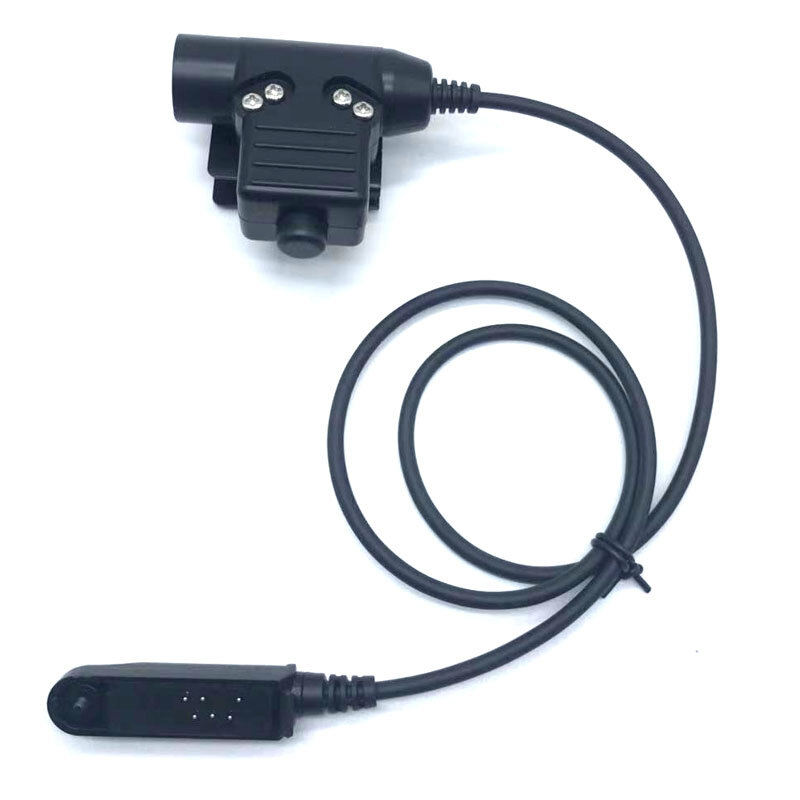 Baofeng UV-9R plus u94 ptt z taktischer militärischer adapter für UV-XR BF-A58 BF-9700 GT-3WP biway radio ptt mic headset adapter