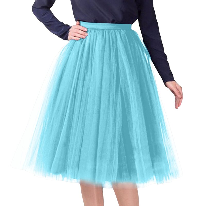 Falda de tul Vintage para mujer, minifalda de tutú corto liso, Ropa de baile de Ballet de lujo, vestido de fiesta, Verano