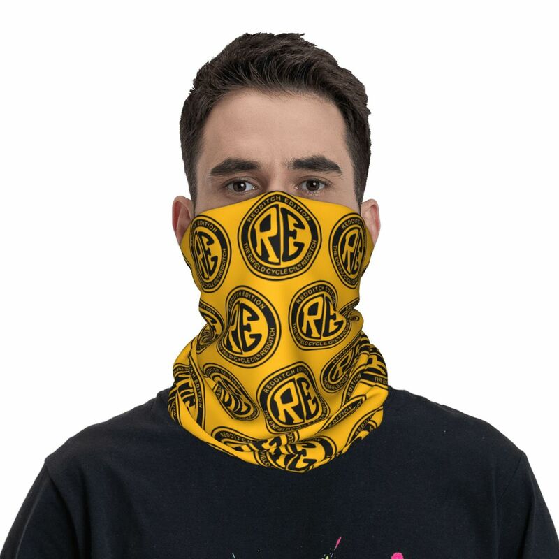 RE Bandana Neck Cover Motorcycle Club Royal Enfields Face Mask Cycling Face Mask Hiking Unisex Adult Winter