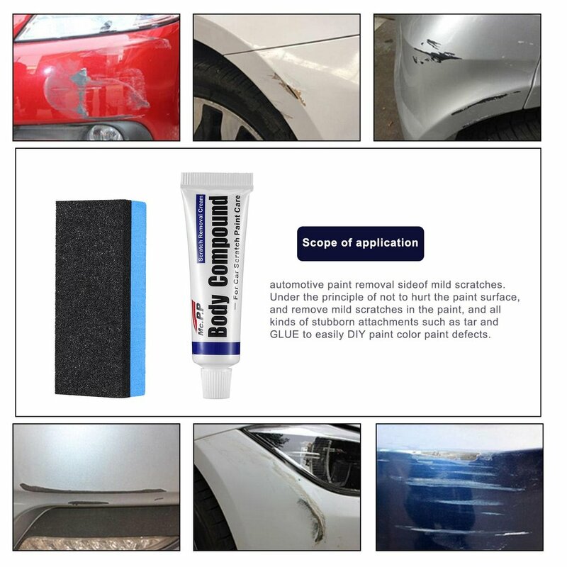 Car Wax Styling Car Body Grinding Compound MC308 Paste Set Scratch Paint Care Shampoo Auto Polishing Car Paste Polish Scratching