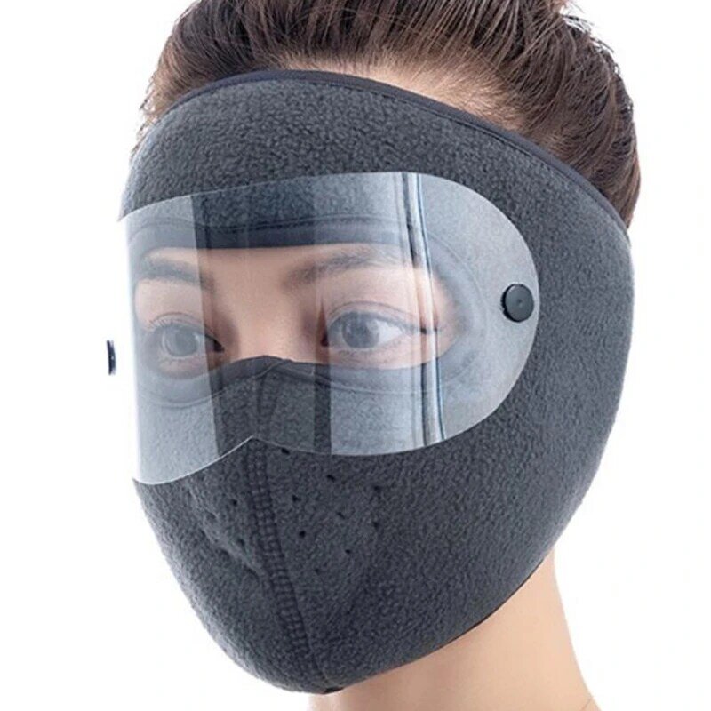 Ветрозащитная маска на все лицо, флисовая теплая маска для лица для защитного покрытия, зимняя защита от холода, маска для лица
