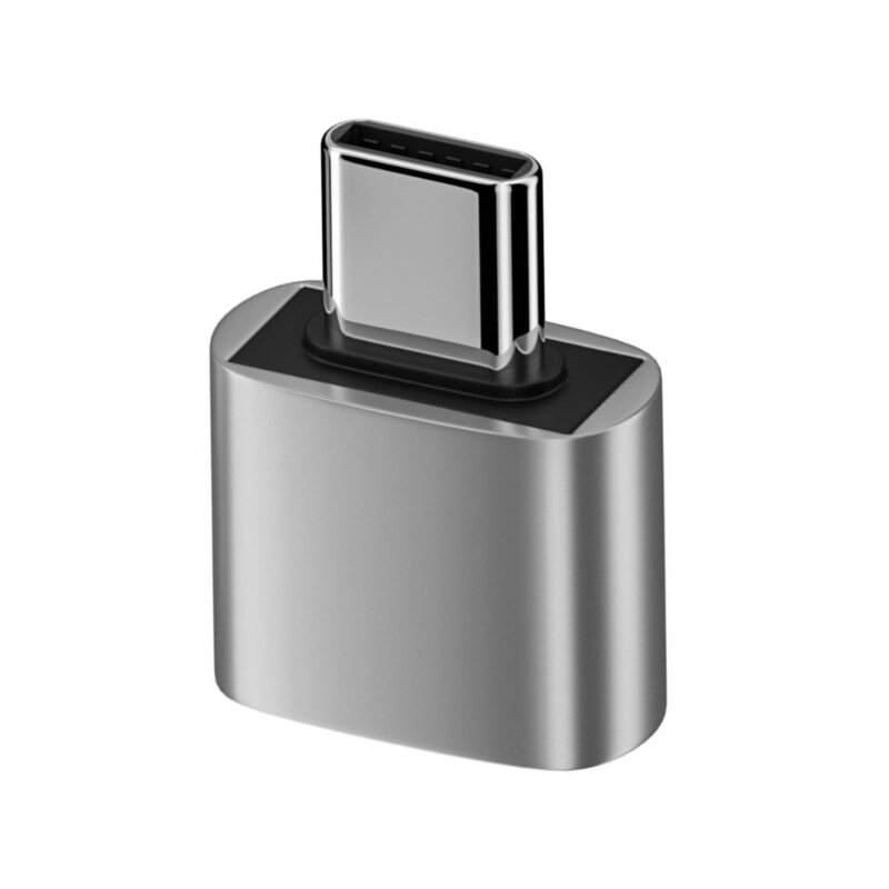Adaptor USB Tipe C berkualitas konverter transmisi Data jantan betina 480Mbps