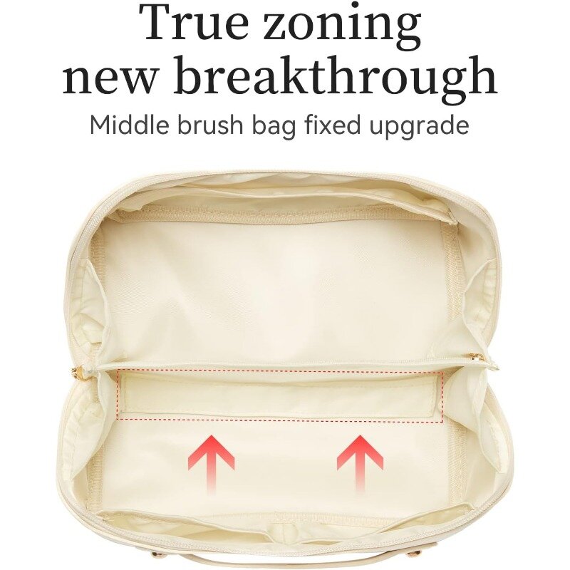 2 Stück Kosmetik Aufbewahrung skit große Kapazität Reise Kultur beutel Make-up-Tasche ins Advanced Sense tragbare Kosmetik Aufbewahrung tasche