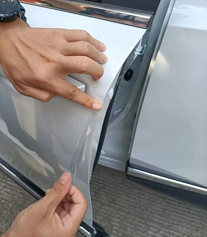 2cm x 5m PPF bordi della portiera della carrozzeria vernice pellicola protettiva adesivo avvolgente antigraffio Auto accessori per lo Styling adesivi