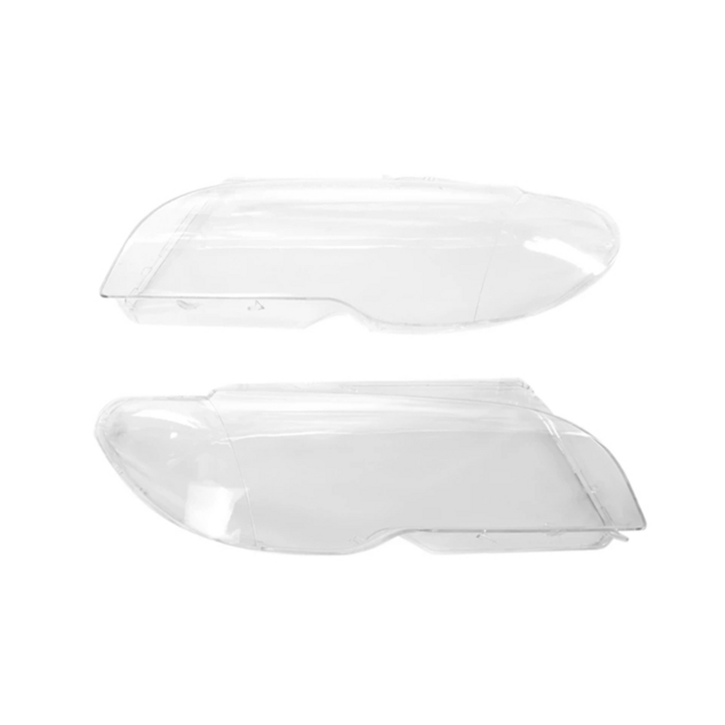 Car Headlight Lens for BMW E46 3 Series 2DR Coupe 2003-2006 Lampshade Glass Lampcover Caps Shell Lamp Case