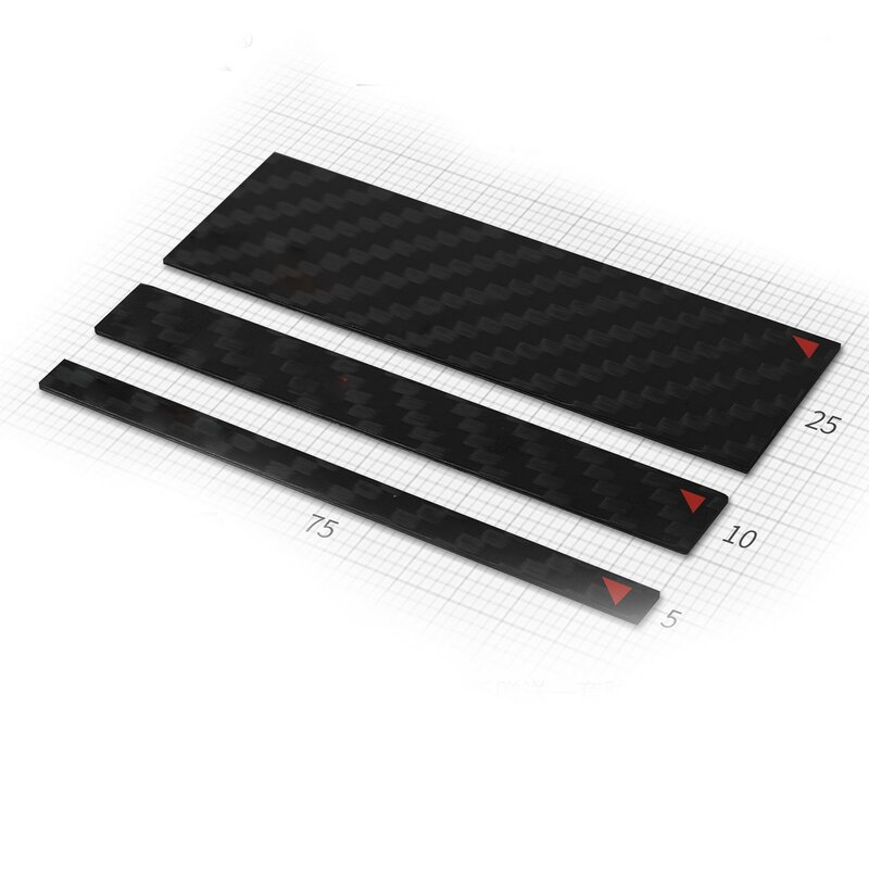 Dspiae Hand Made Carbon Fiber Angle Polishing Board, Ferramenta Modelo Civil, Preto, CB-5, CB-10, CB-25