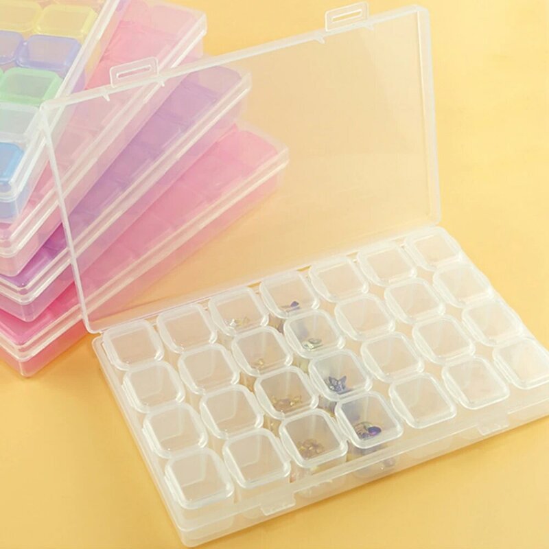 Diamond Painting Trays Storage Box Beads Containers Tools Container Material Point Drill Pen Accessories Boxes Diamonds Wax Bead