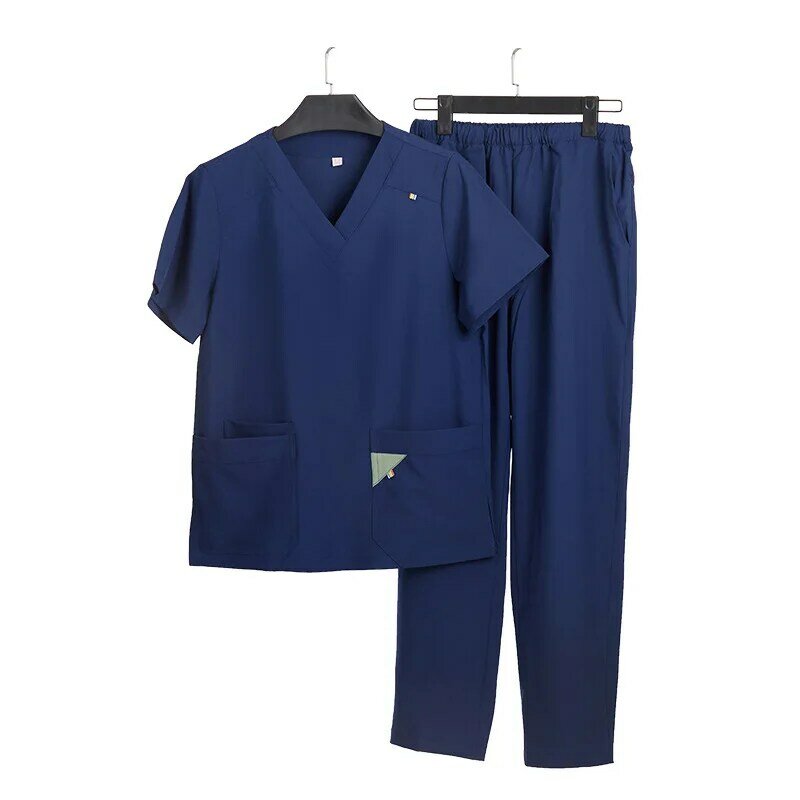 Ärzte chirurgischen medizinischen Anzug für Frauen Krankens ch wester Peelings Sets Haustier pflege Hotel Krankenhaus Uniform Mantel Frauen Hosen und Jacke Set
