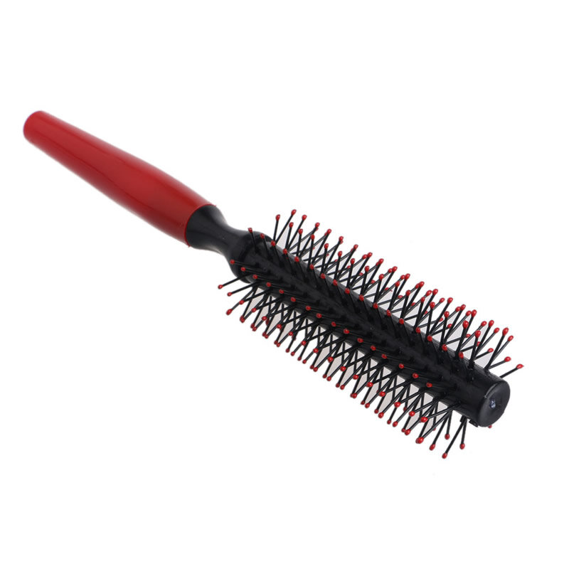 Y1uf rolo escova redonda pente de cabelo ondulado encaracolado estilo cuidados curling ferramentas do salão beleza
