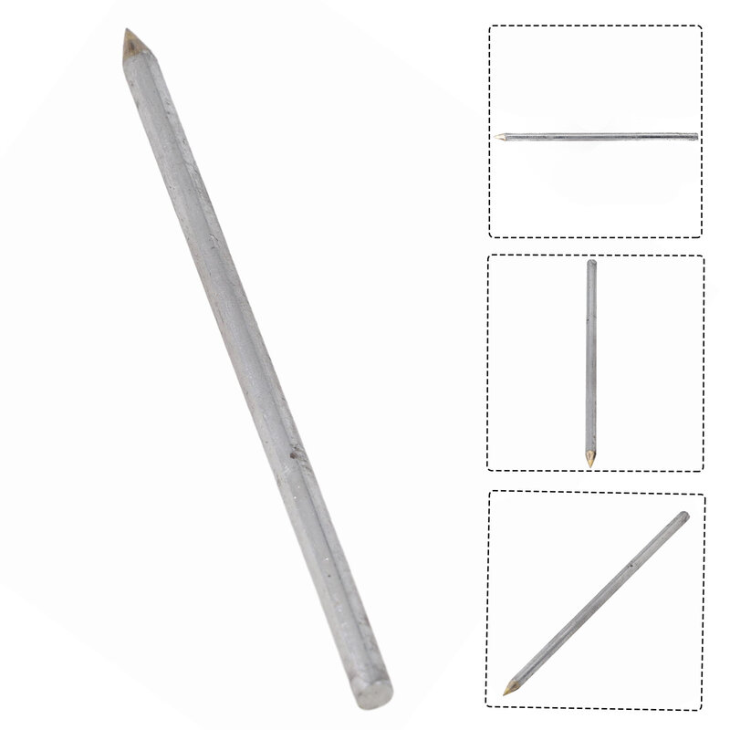 Pensil ujung kayu paduan, peralatan tangan kayu, spidol pemotong ubin kaca kayu logam