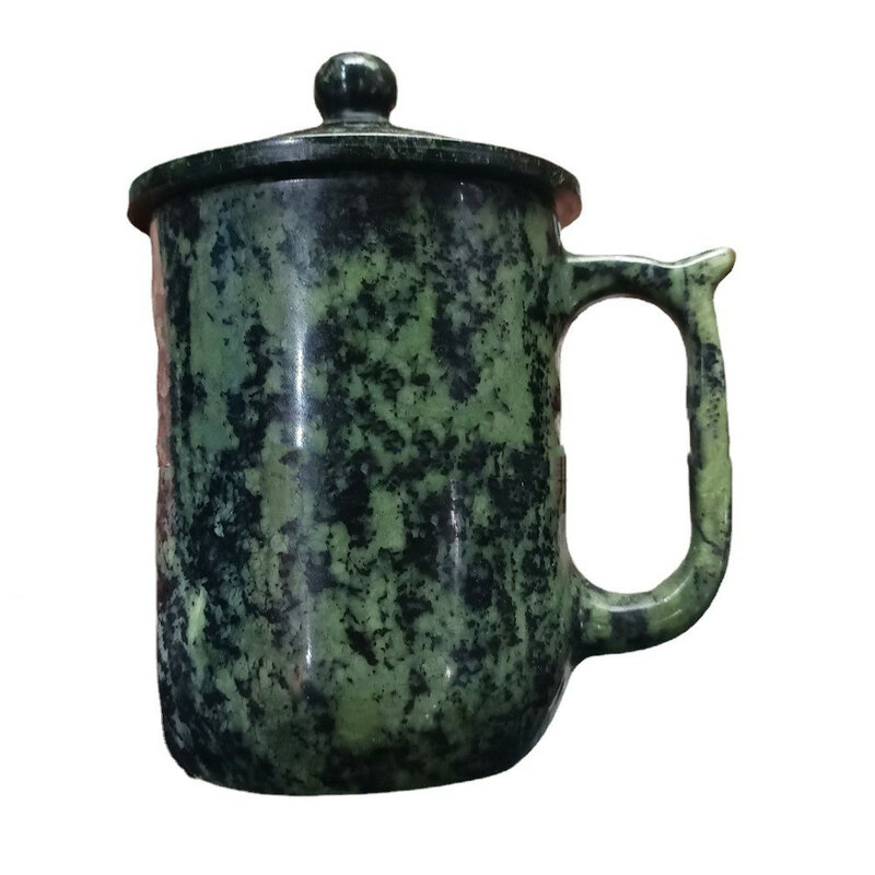 Jade tibetano Natural, Medicina King Master Cup Stone, taza de té para el cuidado de la salud, Jade Natural, Color aleatorio