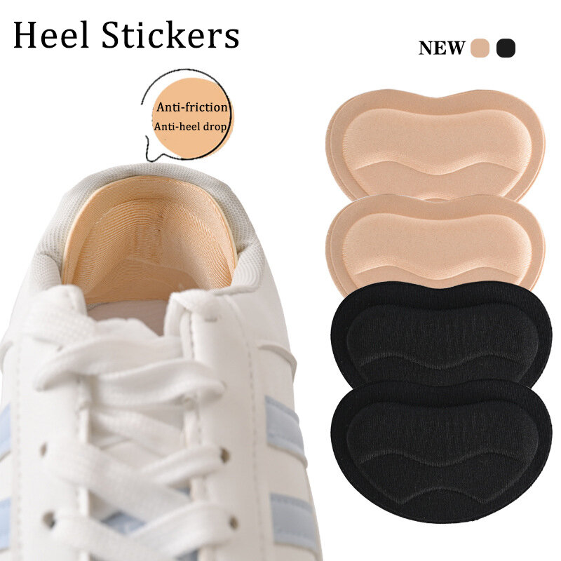 Nieuwe Sportschoenen Hak Beschermer Stickers Anti-Slijtage Hak Voeten Pads Pijnverlichting Inlegzolen Verstelbare Schoenen Maat Zelfklevende Rug Insert