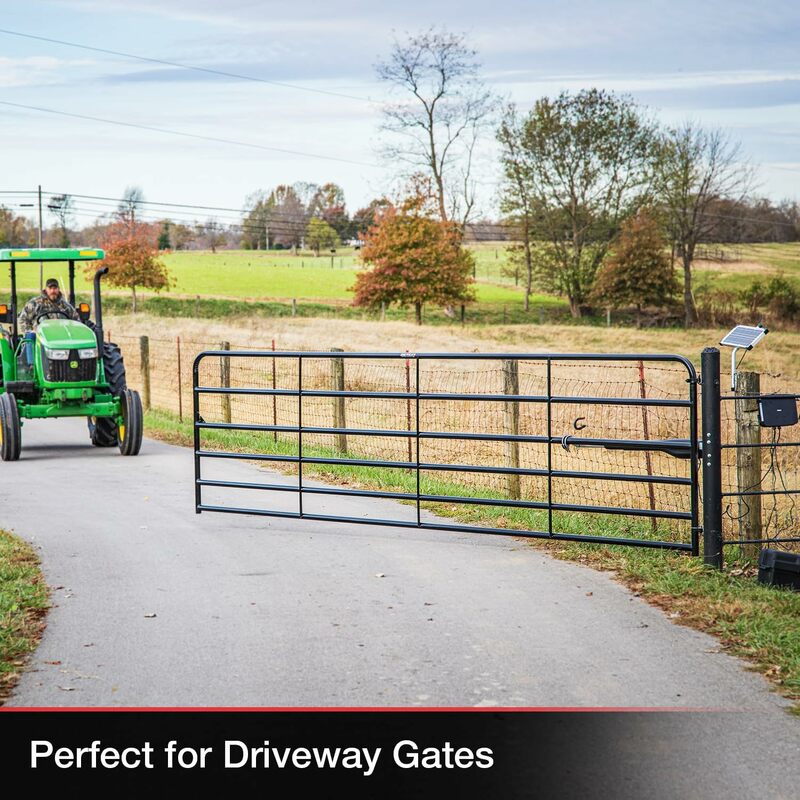 Mighty Mule MM371W Automatic Gate Opener, Smart and Solar Ready, Includes Gate Opener Remote and More-Up to 16ft Long or 550lb