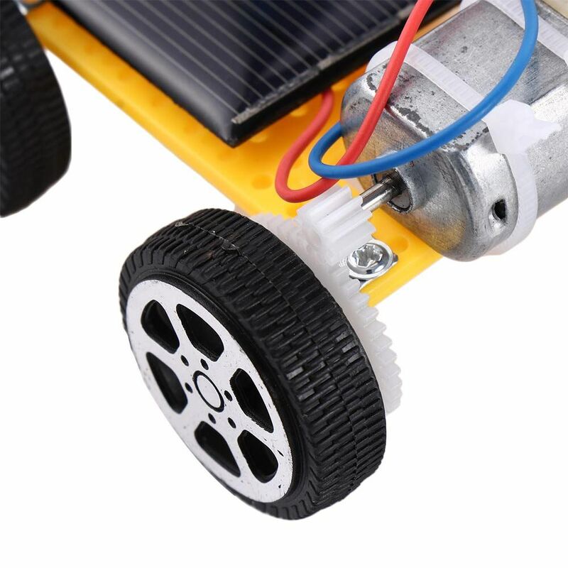 Plastic Educational Toys Science Experiment Solar Car Toys Energy Solar Powered Toy Car Robot Kit Set DIY Assembled
