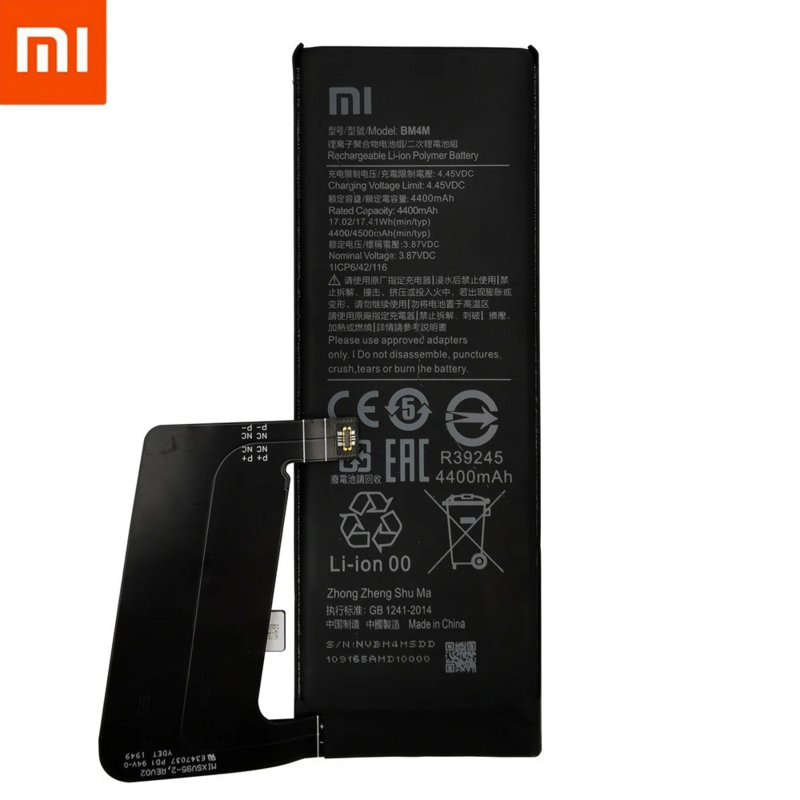 XiaomiMi 10 pro 5g xiaomi 10pro用のオリジナルの交換用バッテリー,ギフトツール付き