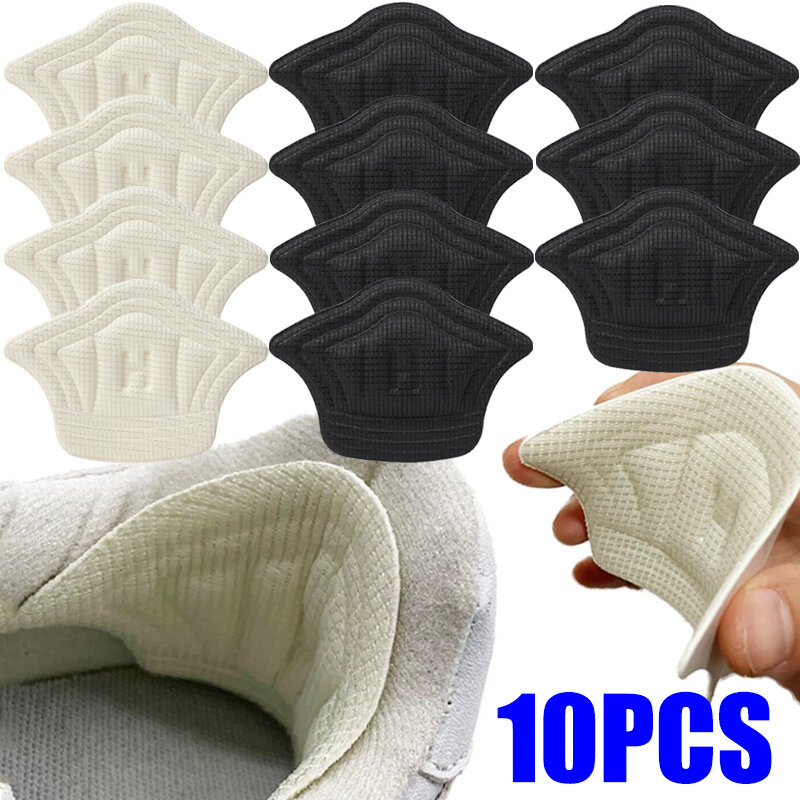 10Pcs Insoles Patch Heel Pad สำหรับกีฬารองเท้าปรับขนาด Antiwear แผ่นติดเท้า Cushion ใส่ Heel Protector กลับ