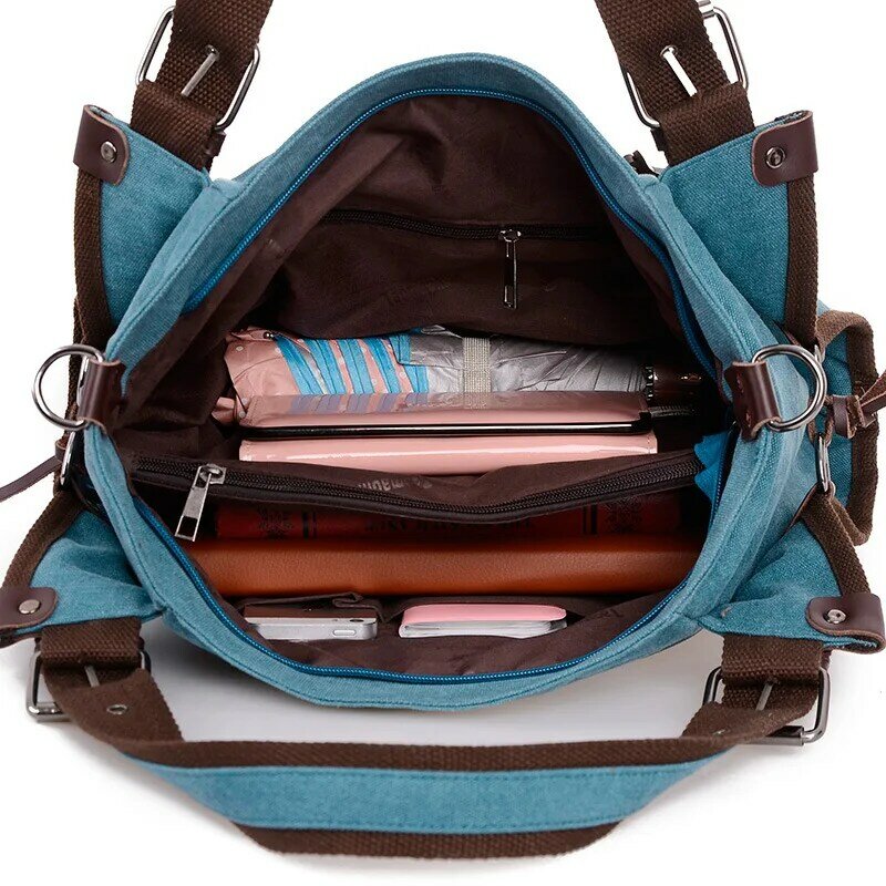 Große Kapazität Damen Umhängetasche einfarbige weibliche Einkaufstasche Einkaufstaschen Retro College Girls Handtaschen für Damen