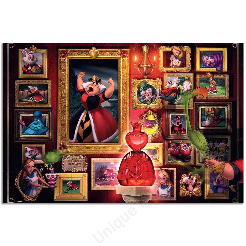 Collection de personnages Disney en bois pour enfants, jouets de bricolage, puzzle intelligent, dessin animé, jouets d'apprentissage