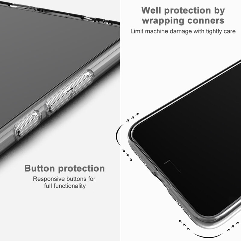 Funda de teléfono de silicona transparente ultrafina para Xiaomi POCO F3 X4 M4 X3 M3 F2 M2 Pro GT, Funda trasera completa suave