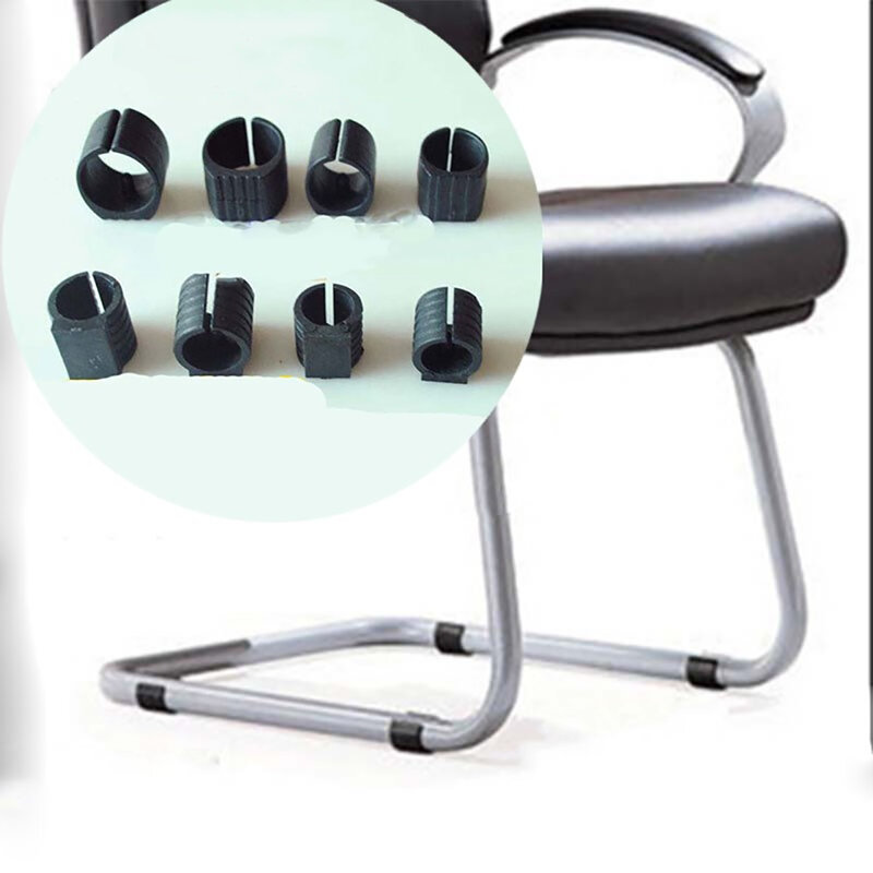 U 자형 의자 다리 패드 범퍼 스툴 의자 발 안티 프론트 틸트 파이프 클램프, 플라스틱 미끄럼 방지 튜브 캡 바닥 보호대, 4 개, 10 개, 신제품