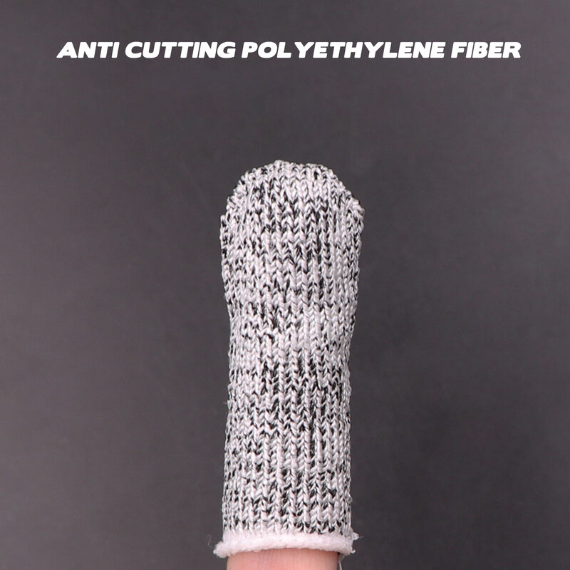 10 BH penutup jari anti-potong, bahan tahan aus antiselip lengan jari cocok untuk pekerjaan dapur taman