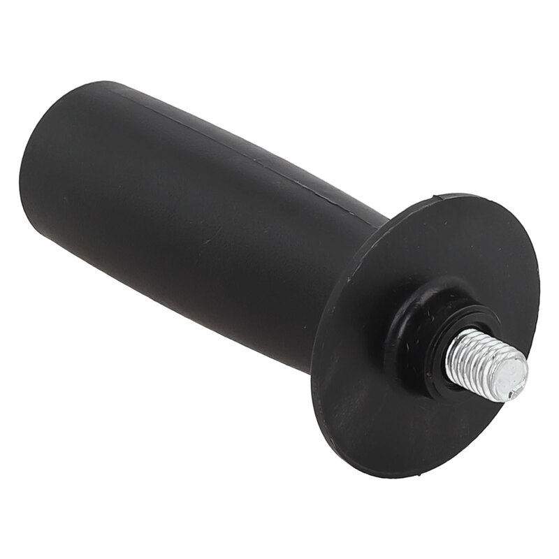 Metal punho plástico para rebarbadora, preto, aperto confortável, conveniente para instalar, ferramentas elétricas, M8-132 mm, 1pc