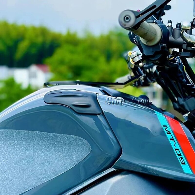 Nieuwe Motorfiets Zijtank Sticker Brandstof Gas Olietank Pad Zwart Voor Yamaha MT-09 Mt 09 Mt09 Mt09 Mt09 2021 2022 2023