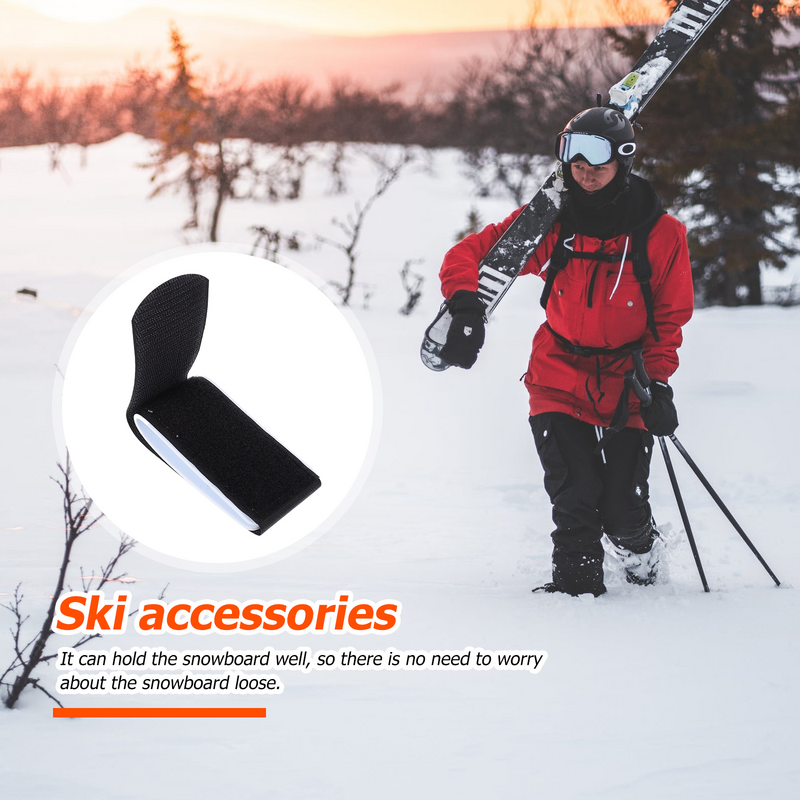 Correias de nylon multifunções para snowboard, sled, esquis bandas, bandas de fixação de sled, acessórios duráveis, fornecimento