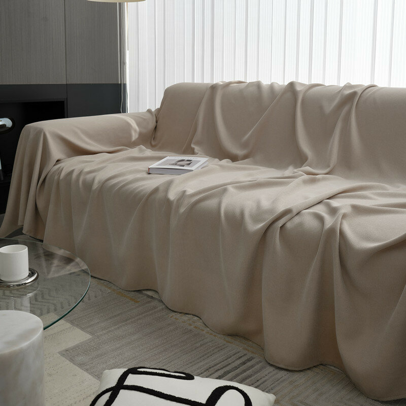 Tessuto tinta unita arte divano asciugamano ciniglia divano asciugamano coperta copridivano quattro stagioni universale Anti-gatto Scratch divano coperta