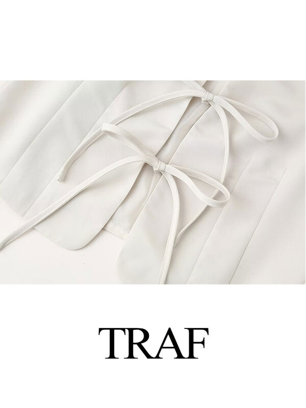 TRAF-2-Piece Fatos femininos, camisola curta de alças, streetwear texturizado selvagem, saia midi feminina, saia de cobertura de quadris, monocromático, moda verão, 2022