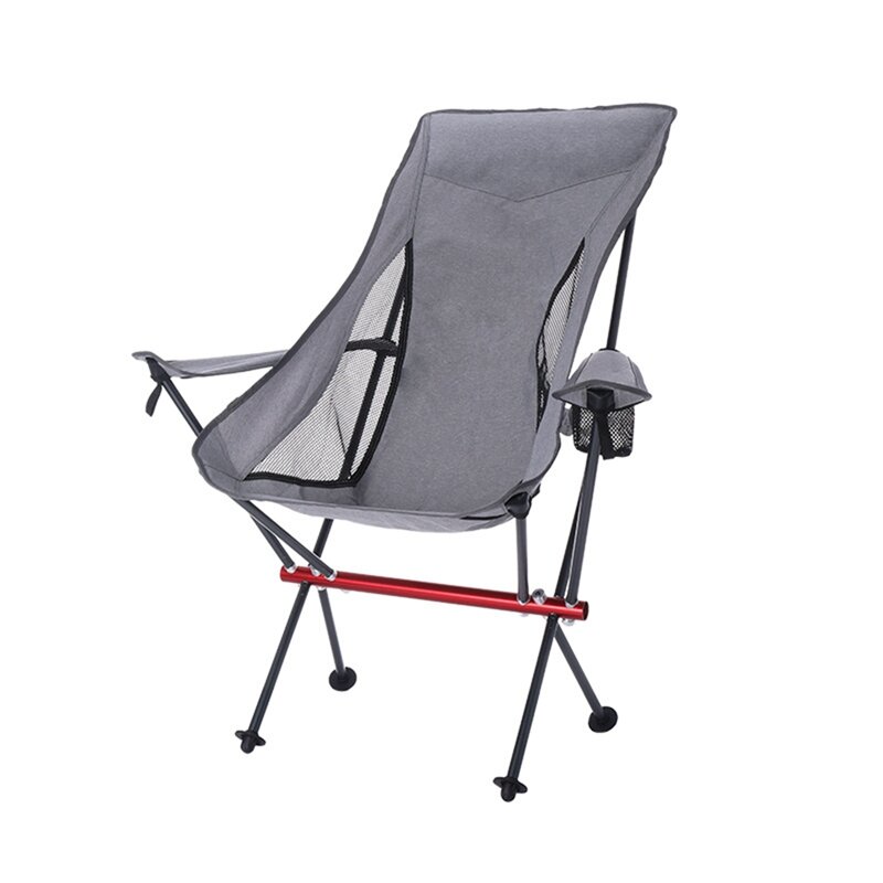 HooRu-Chaise lunaire de plage pliante en aluminium, chaises de camping légères et portables, chaises de pique-nique en plein air, pêche et randonnée, siège d'outils