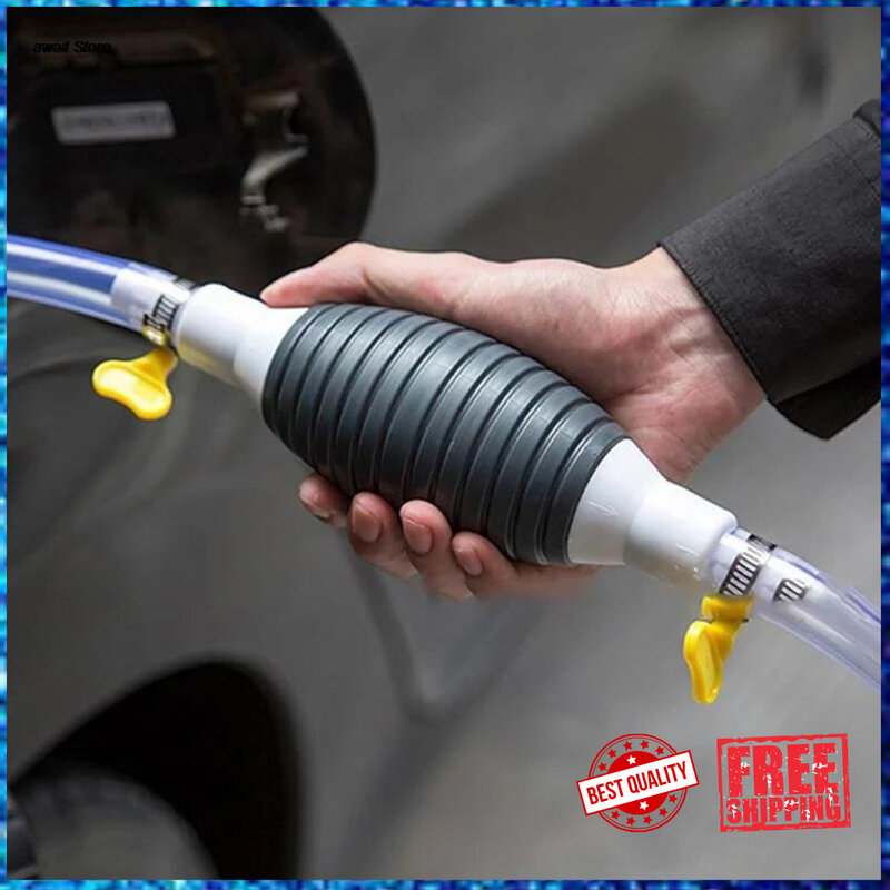 Car Fuel Gas Hand Primer Manual Pump Fuel Line Pump Fuel Pumps Car Tool Transfer Primer